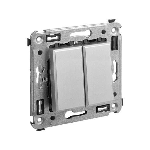 DKC Avanti Кнопка двухклавишная в стену, 