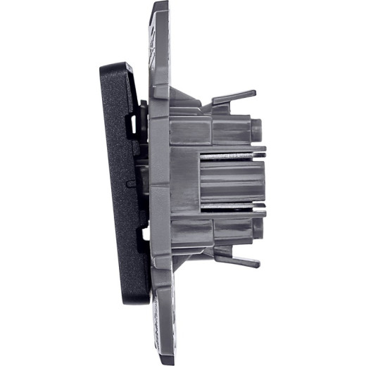 Legrand/Daccord INSPIRIA Антрацит Переключатель одноклавишный 10 AX - 250 В