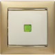 Legrand Valena Крем Выключатель 1-клавишный с подсветкой