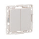 EKF PROxima Стокгольм Белый Выключатель 2-кл, 10А