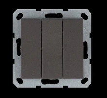 Jasmart G Мокко Выключатель 3-кл 10A 250V~