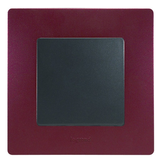 Legrand Etika Антрацит Выключатель 1-клавишный, авт.клеммы, 10AX, 250 В