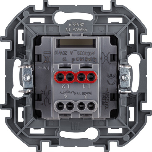 Legrand/Daccord INSPIRIA Слоновая кость Переключатель промежуточный - винтовые клеммы 10 AX - 250 В