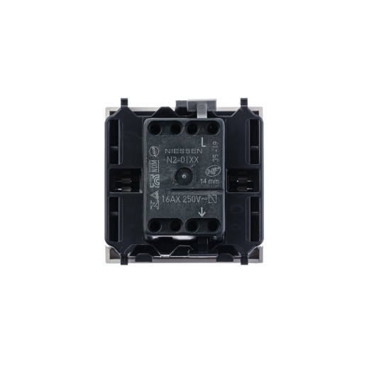 ABB NIE Zenit Бел Выключатель 1-клавишный 2 мод