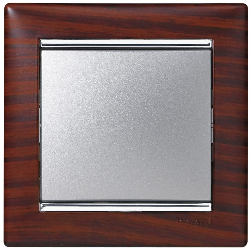 Legrand Valena Алюминий Выключатель 1-клавишный