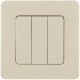 Legrand/Daccord INSPIRIA Слоновая кость Выключатель 3-кл, винтовые клеммы, 10 AX , 250 В