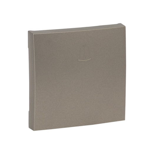 EKF PROxima Валенсия лицевая панель кнопки звонка 10А кашемир