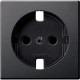Schneider Electric Merten SM Антрацит Центральная плата для мех.розетки SCHUKO б/ус. Защиты