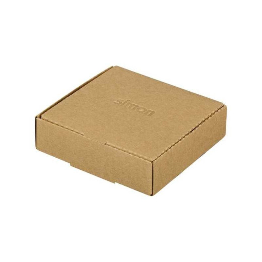 Simon 100 Белый глянец Кит 1 пост, фронт. Накладка на 1 розетку Schuko