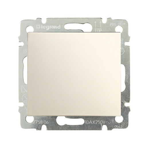 Legrand Valena Крем Выключатель 1-клавишный