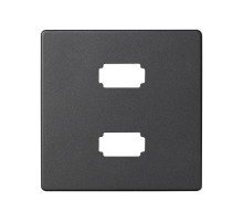 Simon 82 Detail Графит Накладка на механизм 7501090-039