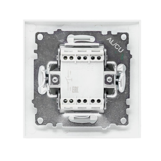 EKF PROxima Валенсия кнопка звонка 10А белая