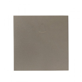 EKF PROxima Валенсия лицевая панель кнопки звонка 10А кашемир