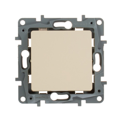 Legrand Etika Слоновая кость Выключатель 1-клавишный 10А, Винтовые клеммы