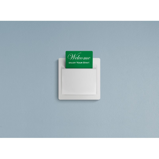 Legrand Etika Белый Выключатель карточный с выдержкой времени, с подсветкой