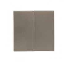 EKF PROxima Валенсия лицевая панель выключателя 2-кл. 10А кашемир