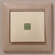 Legrand Valena Крем Выключатель 1-клавишный с подсветкой