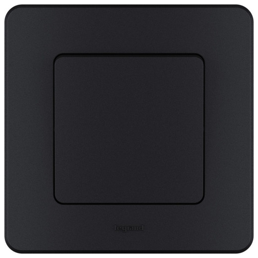 Legrand/Daccord INSPIRIA Антрацит Выключатель одноклавишный 10 AX - 250 В