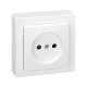 Simon 73 loft Белая Накладка розетки б/з с защитными шторками