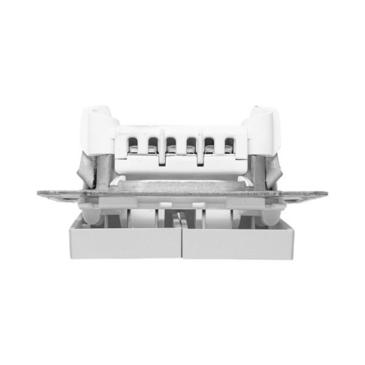 EKF Эпика Механизм выключателя, двухклавишный, проходной, алюминий