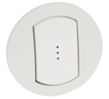 Legrand Celiane Бел Клавиша 1-я с подсв. IP44