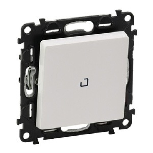 Legrand Valena LIFE DIY Бел Выключатель 1-клавишный с подсветкой 10А 250В