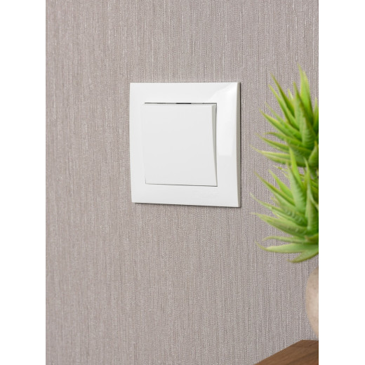 EKF PROxima Валенсия выключатель 1-кл. 10А белый