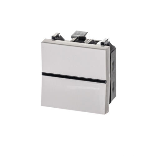 ABB NIE Zenit Бел Выключатель 1-клавишный 2 мод