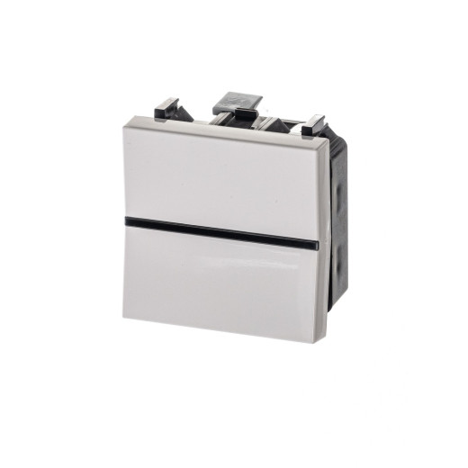 ABB NIE Zenit Бел Выключатель 1-клавишный 2 мод