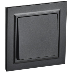 IEK BRITE Черный Выключ. 1-кл. 10А в сборе ВСР10-1-0-БрЧ