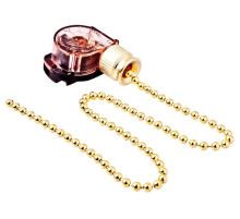 REXANT Выключатель для настенного светильника (бра) с цепочкой 270 мм, золото