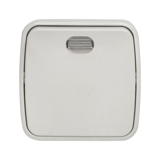 EKF Basic Минск Белый Выключатель 1-кл с индикатором, 10А, ОП