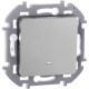 Legrand/Daccord INSPIRIA Алюминий Переключатель одноклавишный с подсветкой/индикацией 10 AX - 250 В