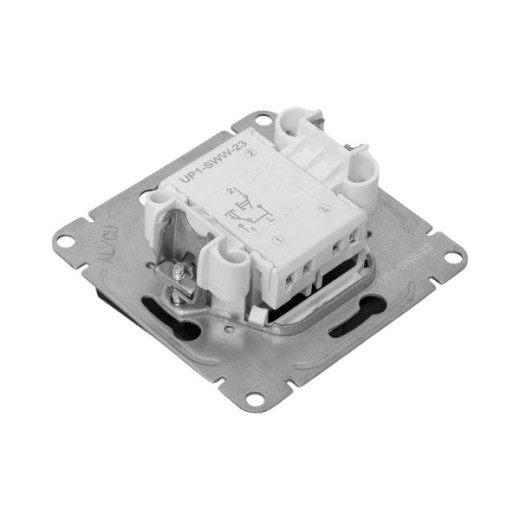 EKF Эпика Механизм выключателя, двухклавишный, кнопочный, чёрный