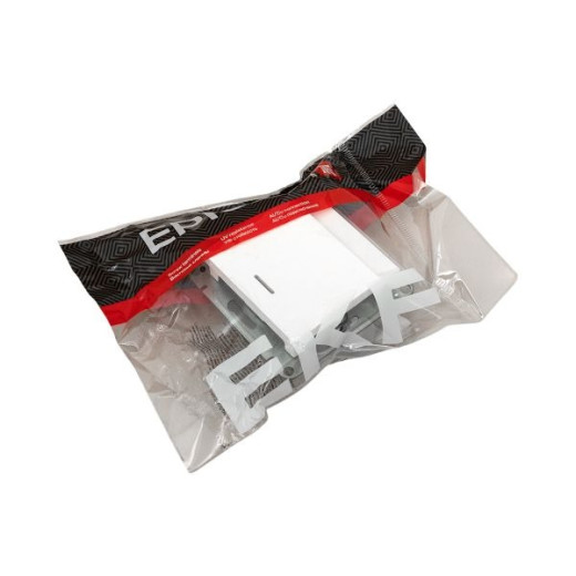 EKF Эпика Механизм выключателя, карточный, с подсветкой, белый