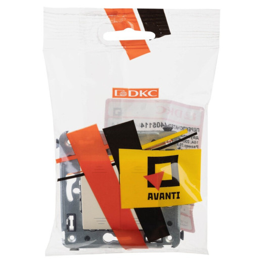 DKC Avanti Переключатель двухклавишный в стену, 