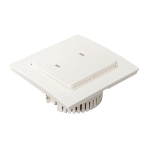 EKF Connect Умный выключатель Стокгольм 2-кл. белый Zigbee