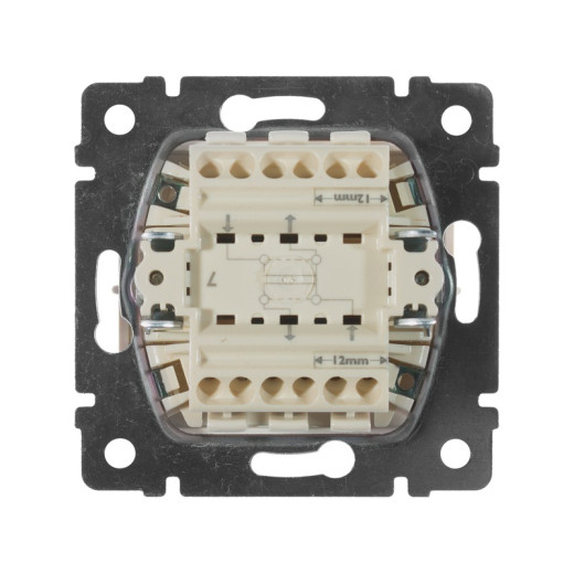 Legrand Valena Крем Переключатель перекрестный 1-клавишный