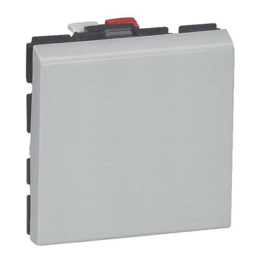 Legrand Mosaic Алюминий Кнопка 6A (2М.)