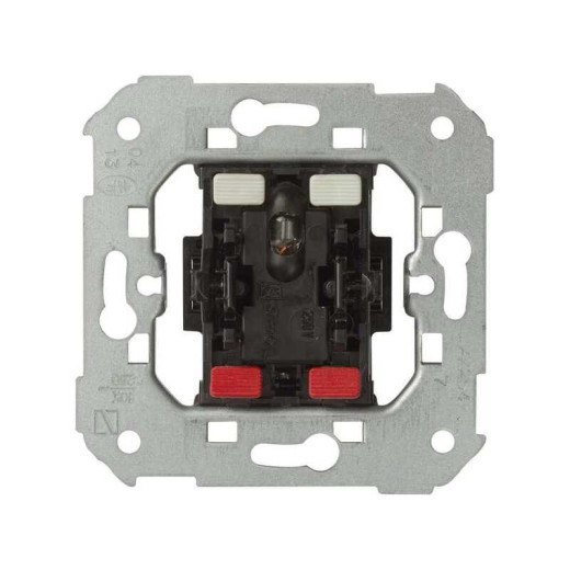 Simon 75 Мех Выключатель перекрестный 1-клавишный с подсветкой