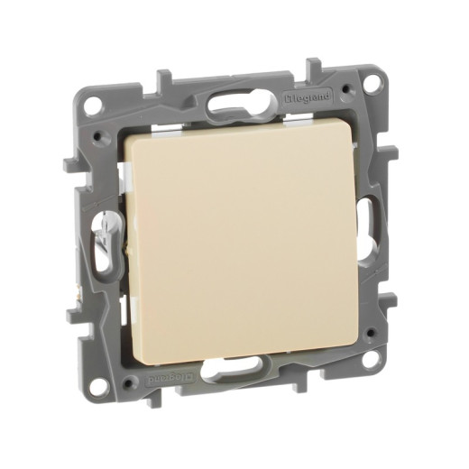 Legrand Etika Слоновая кость Выключатель 1-клавишный 10А, Винтовые клеммы