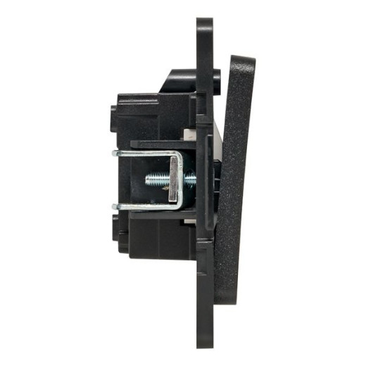 EKF PROxima Стокгольм Черный Выключатель 1-кл, 10А ,винт.клеммы