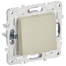 IEK SKANDY Бежевый Выключатель 1-клавишный кнопочный 10А SK-V14B