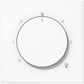 JUNG LS990 Белый Накладка регулятора теплого пола (мех. FTR231)