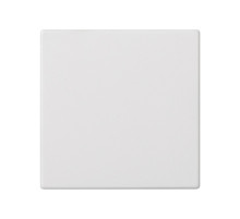 Simon Cima 500 Белая Заглушка одиночная, 50х50мм