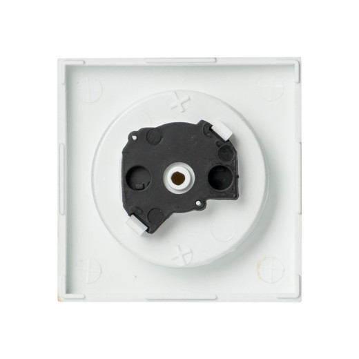 EKF PROxima Валенсия лицевая панель розетки 1-местной б/з 10 А сталь с защ. штор.