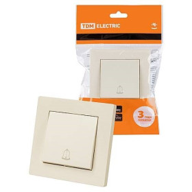 TDM Кнопка звонка 6А сл. кость 