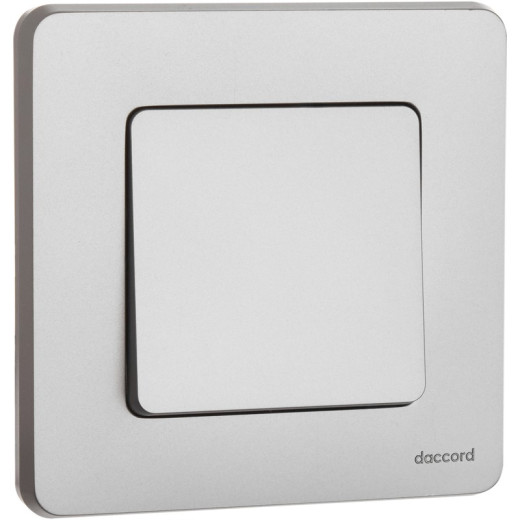 Legrand/Daccord INSPIRIA Алюминий Переключатель одноклавишный 10 AX - 250 В