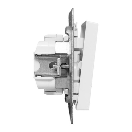 EKF Эпика Механизм выключателя, одноклавишный, перекрёстный, белый