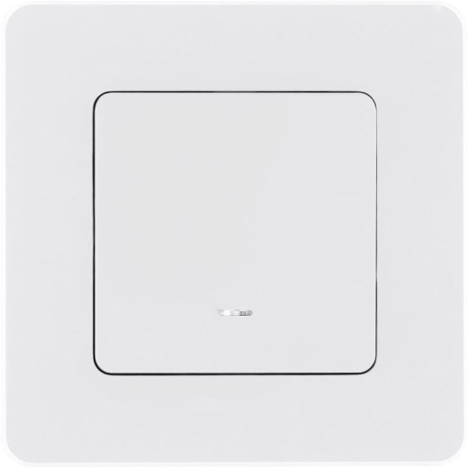 Legrand/Daccord INSPIRIA Белый Выключатель одноклавишный с подсветкой/индикацией 10 AX - 250 В